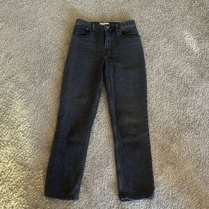 Abercrombie & Fitch Women's Black High Rise Jeans